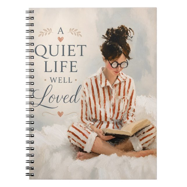 Cuaderno Una vida tranquila y muy querida (Frente)