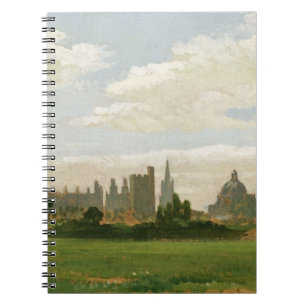 Cuaderno Una vista de Oxford (aceite en cartón para