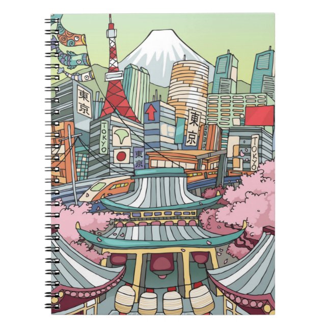 Cuaderno Una vista de Tokio (Frente)