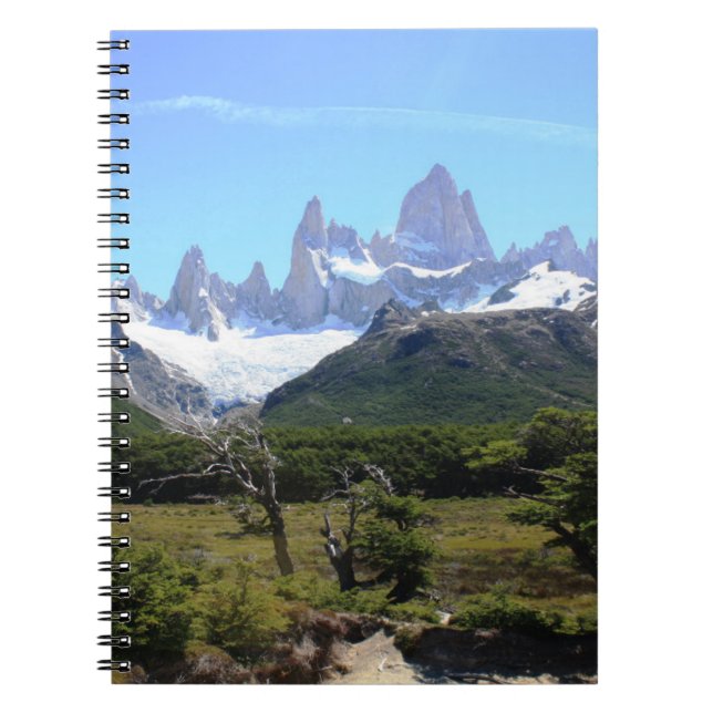 Cuaderno Una vista del soporte Fitz Roy (Frente)