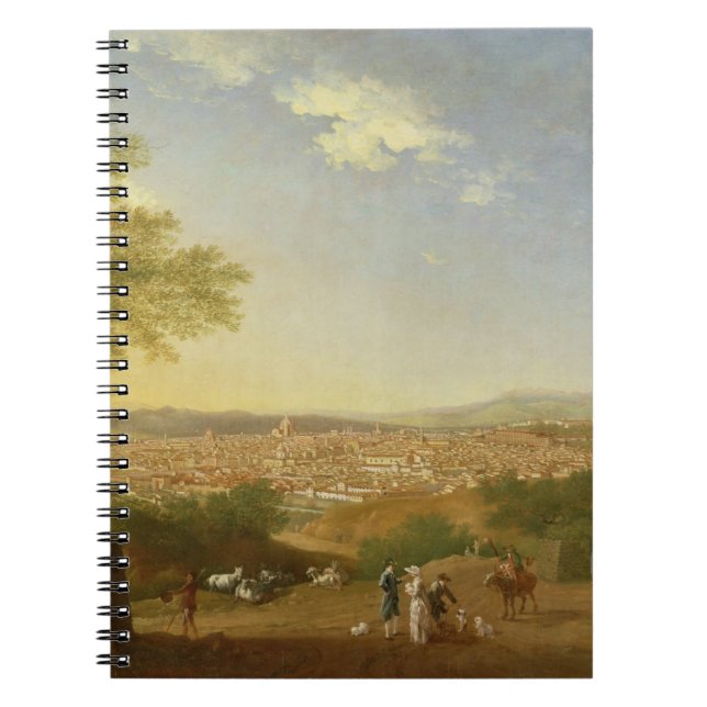 Cuaderno Una vista panorámica de Florencia de Bellosguardo, (Frente)