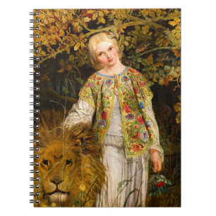 Cuaderno Una y el León, 1860 por William Bell Scott