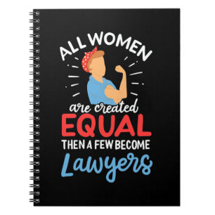 Cuaderno Unas cuantas mujeres se convierten en abogados