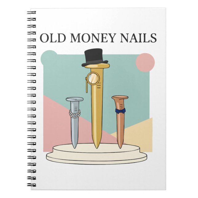 Cuaderno Uñas de dinero antiguo (Frente)