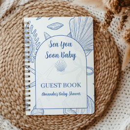 Cuaderno Under The Sea You Soon Blue Boy Baby Shower Guest