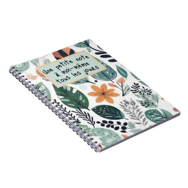 Cuaderno Une petite note à moi même...Spiral Photo Notebook (Lado Derecho)