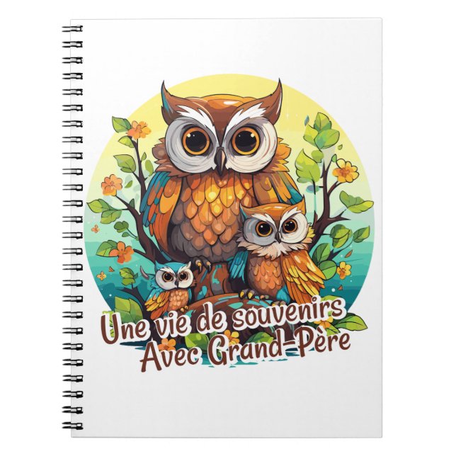 Cuaderno Une vie de souvenirs avec Grand-Père (Frente)