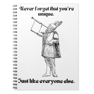 Cuaderno único como todos