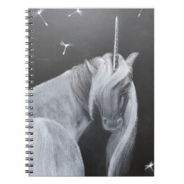 Cuaderno Unicorn and Dandelion spiral photo notebook