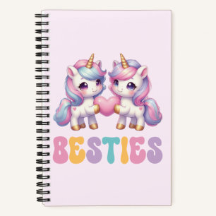 Cuaderno Unicorn Besties los mejores amigos para siempre