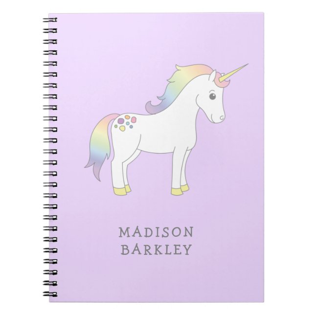 Cuaderno Unicorn Cute Kids Pastel (Frente)