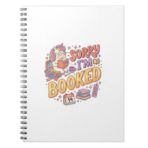 Cuaderno Unicorn Lo siento estoy reservado Diseño caprichos