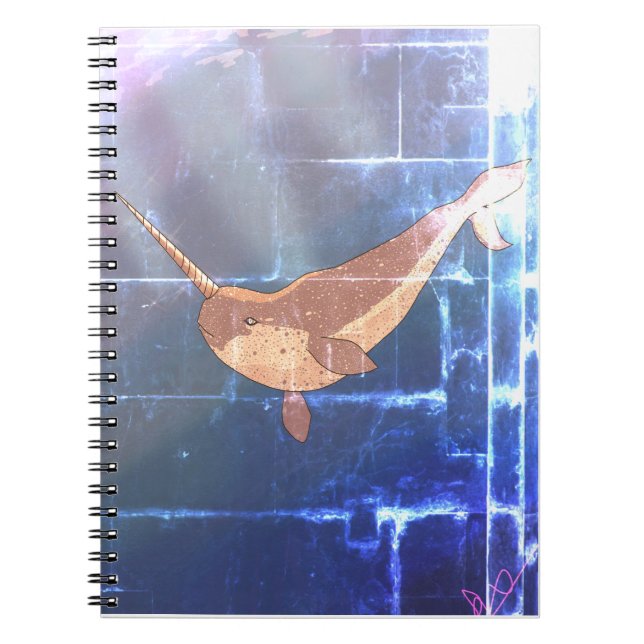 Cuaderno Unicorn marino (Frente)