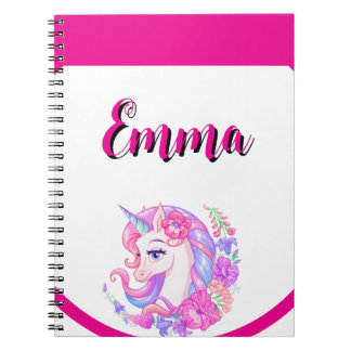 Cuaderno unicorn & personalize your name Crew Socks