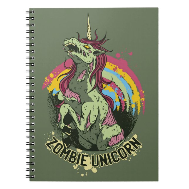 Cuaderno Unicorn zombie (Frente)