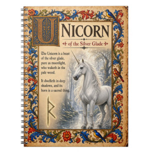 Cuaderno Unicornio, Arte de Bestiario Medieval