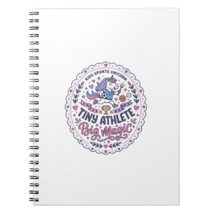 Cuaderno Unicornio Atleta Pequeño Gran Magia Diseño Diverti
