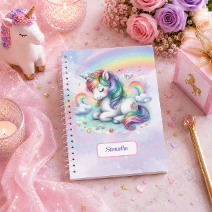 Cuaderno Unicornio Caprichoso Día Mágico Cumpleaños de Niña