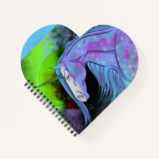 Cuaderno Unicornio cósmico 6 (Anverso)