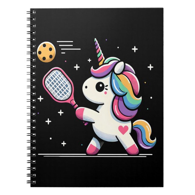 Cuaderno Unicornio de bolas mágicas - Funny Fantasy Player (Frente)