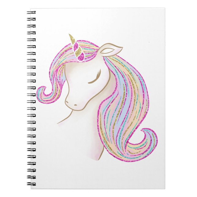 Cuaderno Unicornio de bonito (Frente)