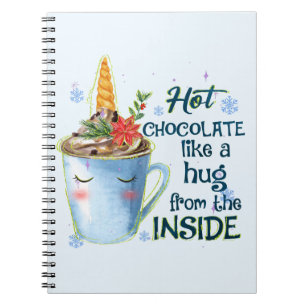 Cuaderno Unicornio de chocolate caliente Cosy Unicorn Win