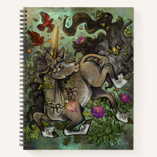 Cuaderno Unicornio de corazón salvaje