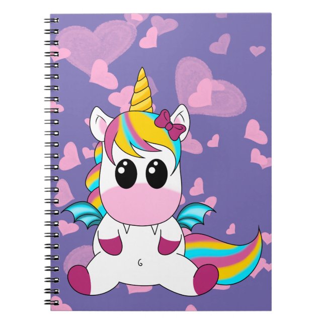 Cuaderno unicornio de Halloween (Frente)