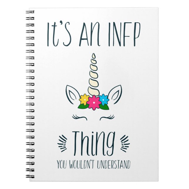 Cuaderno Unicornio de la cosa de INFP (Frente)