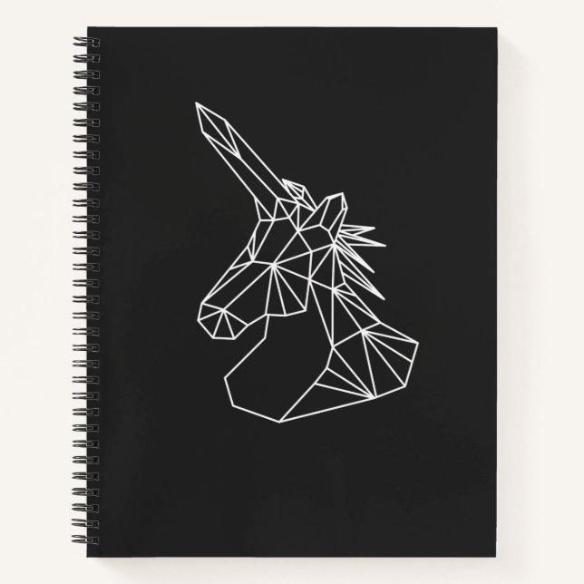 Cuaderno Unicornio de polígono (Anverso)