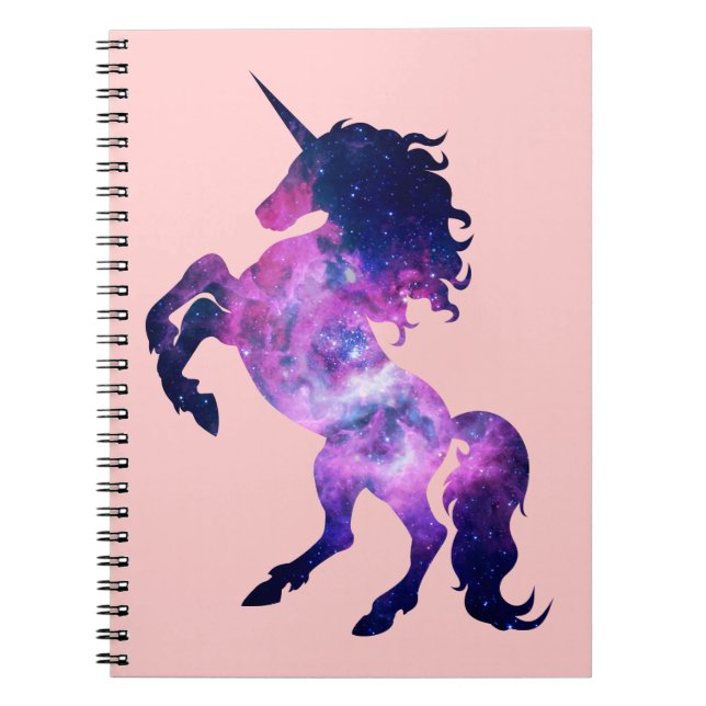 Cuaderno Unicornio del espacio (Frente)