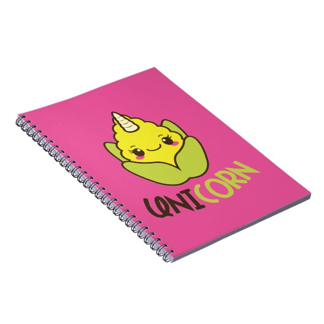 Cuaderno Unicornio del maíz (Lado Derecho)
