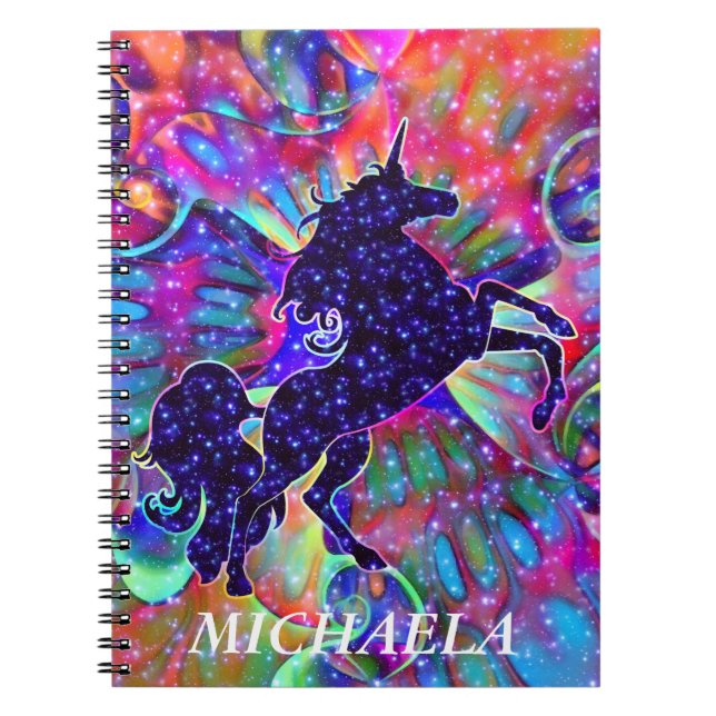 Cuaderno UNICORNIO DEL UNIVERSO multicolor (Frente)