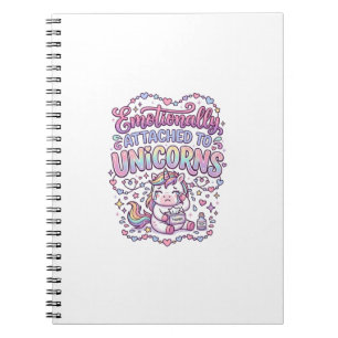 Cuaderno Unicornio Emocionalmente Apegado a Unicornios Orig