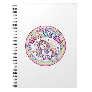 Cuaderno Unicornio En Mi Era Brillante Impresión Divertida 