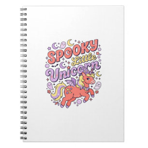 Cuaderno Unicornio Espeluznante Unicornio Pequeño Caprichos