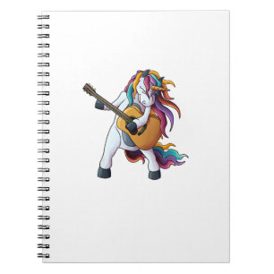 Cuaderno Unicornio genial tocando la guitarra _ divertido r