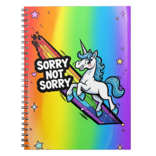 Cuaderno Unicornio Lo Siento no Lo Siento