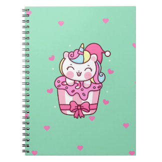 Cuaderno Unicornio mágico lindo
