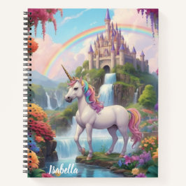 Cuaderno Unicornio mágico personalizado