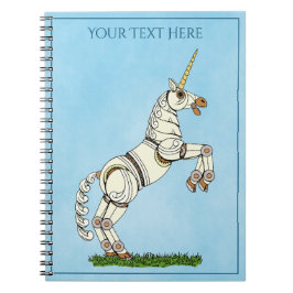 Cuaderno Unicornio mecánico