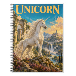 Cuaderno Unicornio, Monstruo de Fantasía Gótica