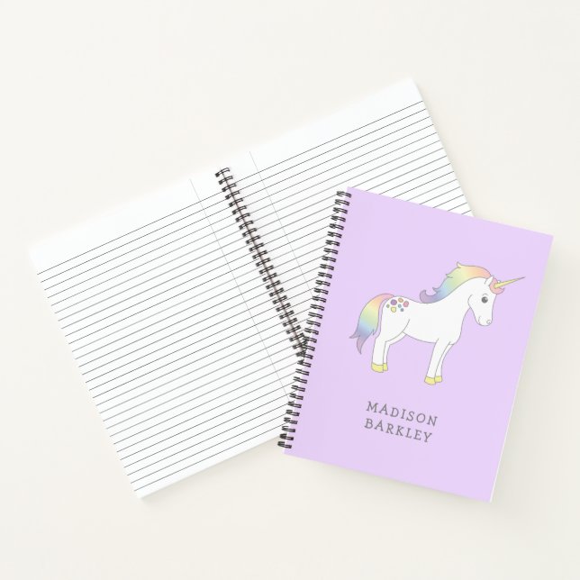 Cuaderno Unicornio Niños Lindos (Interior)