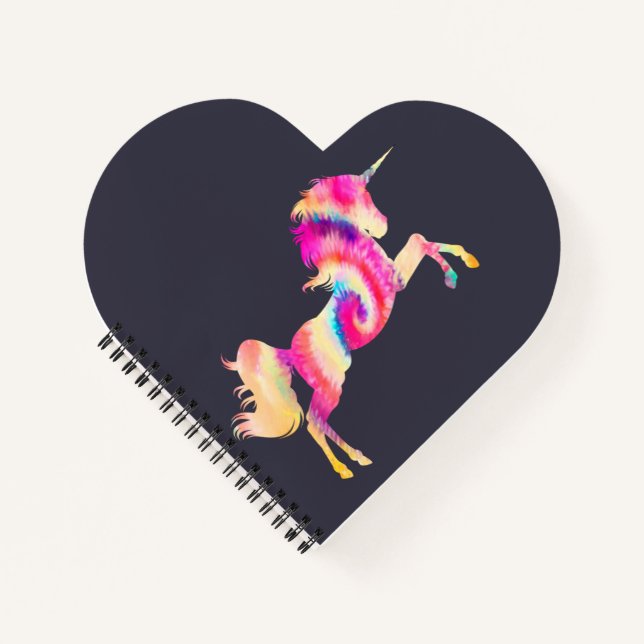 Cuaderno Unicornio Tie Dye (Anverso)