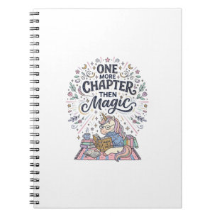Cuaderno Unicornio Un Capítulo Más Luego Impresión Mágica L