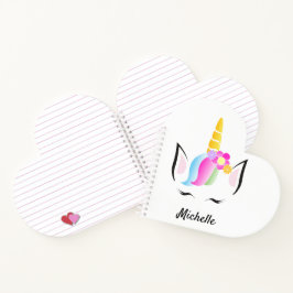 Cuaderno Unicornio, un personalizado mágico de color