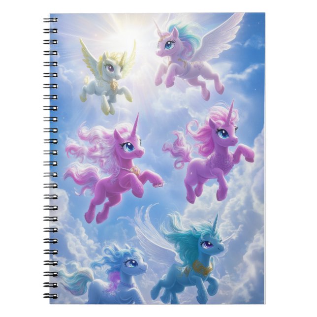 Cuaderno Unicornio volador (Frente)