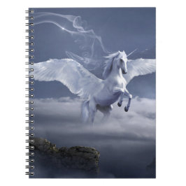 Cuaderno Unicornio volador mítico Pegasus