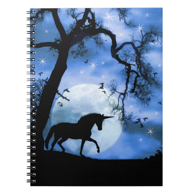 Cuaderno Unicornio y Luna (Frente)