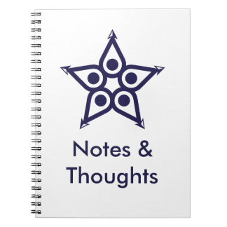 Cuaderno Unidad de Estrella Abstracta Moderna
